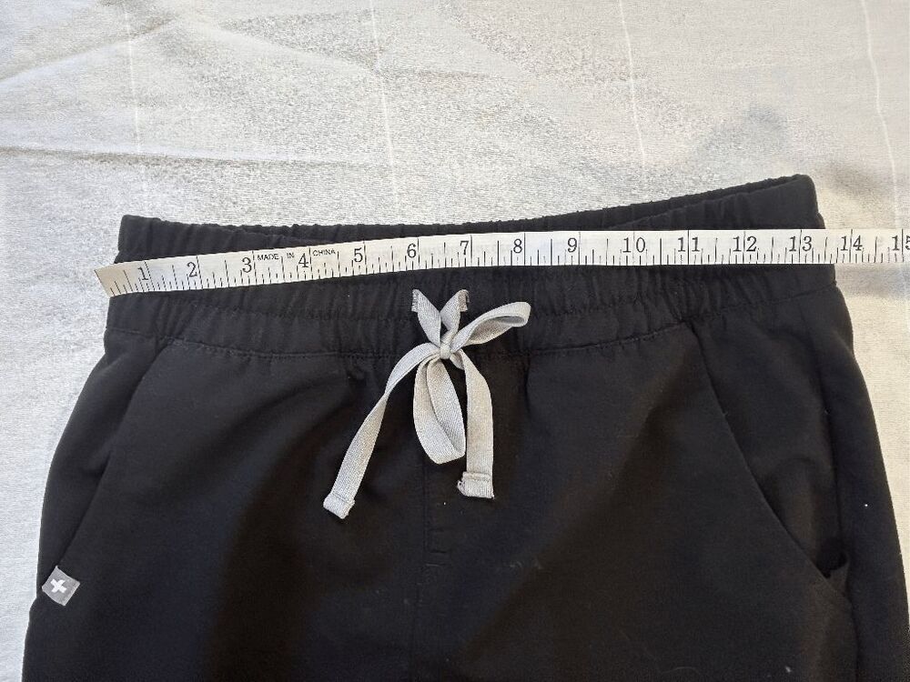 Figs Technical Collection Black Scrub Set Size Small Drawstring Joggers Pockets - Picture 5 of 8